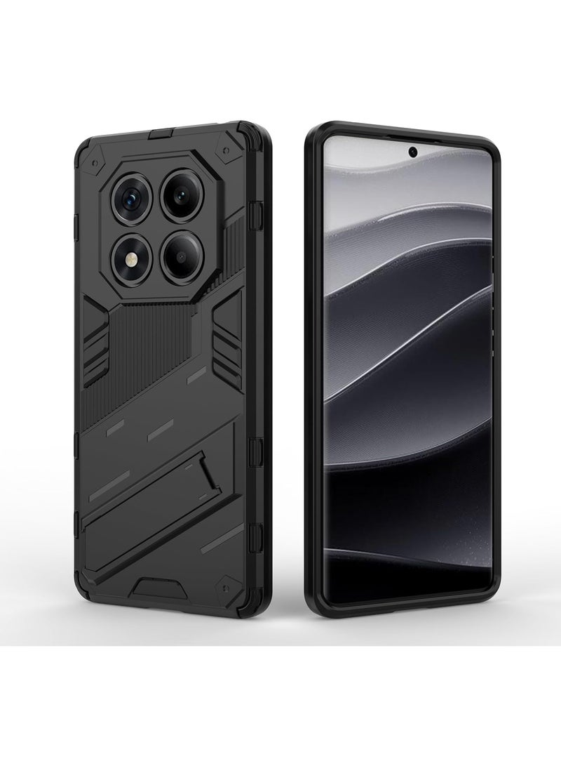 GOLDEN MASK Compatible With Xiaomi Redmi Note 14 Pro 4G Punk Case Anti Protection (Black) - Image 2