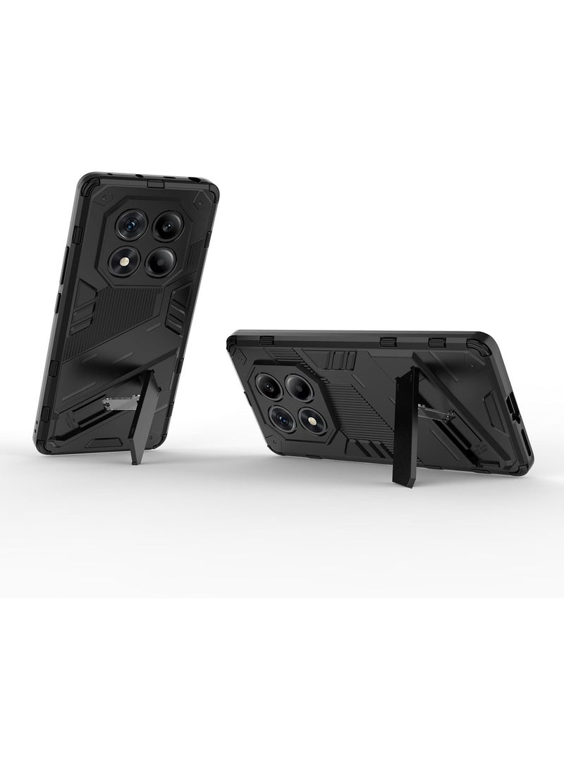 GOLDEN MASK Compatible With Xiaomi Redmi Note 14 Pro 4G Punk Case Anti Protection (Black) - Image 4