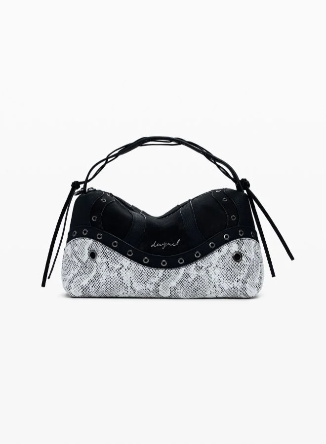 Medium studded snake bag
