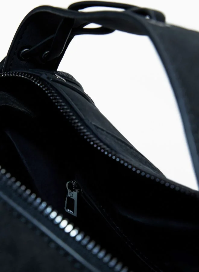 ديسيجوال حقيبة ثعبان متوسطة المرصعة