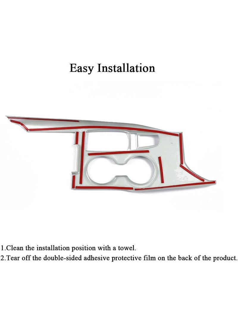 لعام 2018 2019 2020 2021 2022 تويوتا كامري ملحقات نظام مانع الانغلاق (ABS) لوحة تحكم مركزية غطاء علبة التروس مناسبة لـ كامري LE SE TRD SE-نودرشي Editon تجهيزات داخلية ألياف الكربون - Image 3