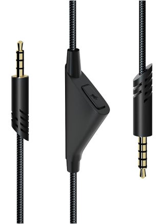 Replacement Astro A10 A40 Cable 2.0M Astro A40 Tr Inline Mute Cable Cord For Astro A10 A40 Gaming Headsets Xbox One Ps4 Ps5 Controller Headphone Audio Extension Cable 6.5 Feet Black - pzsku/ZD27C5844C00407D8224EZ/45/_/1740929036/4f0c4f01-18d5-4685-9b0e-ff8355c8d3b8