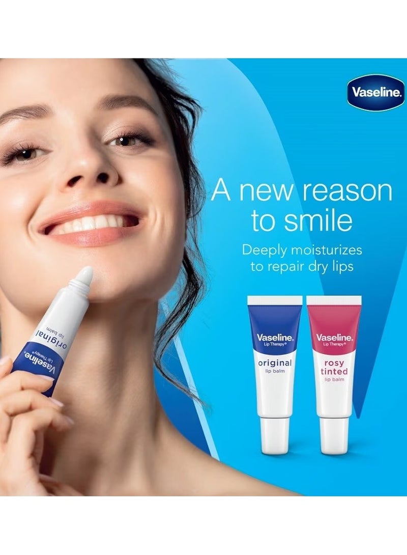 فازلين مرطب الشفاه الأصلي من فازلين ليب ثيرابي، 10 غرام - Image 5