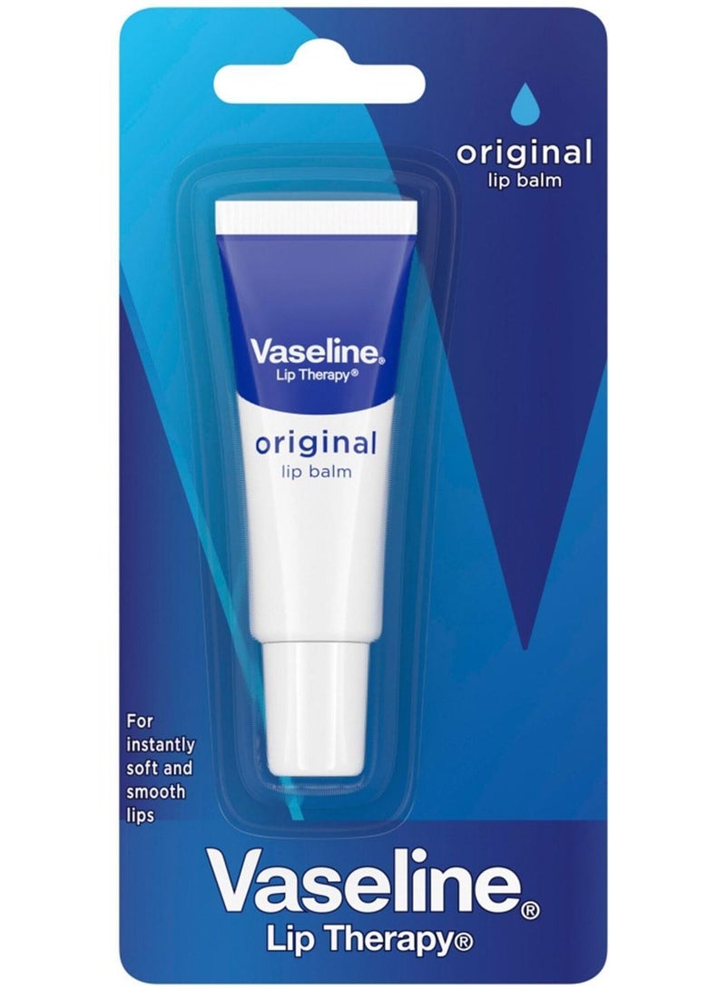 فازلين مرطب الشفاه الأصلي من فازلين ليب ثيرابي، 10 غرام - Image 1
