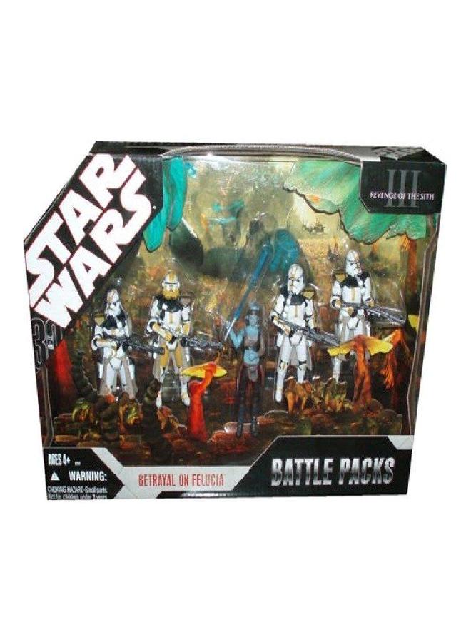 STAR WARS Star Wars 2007 Exclusive 30th Anniversary Betrayal on Felucia 5 Figure Battlepack - Image 5
