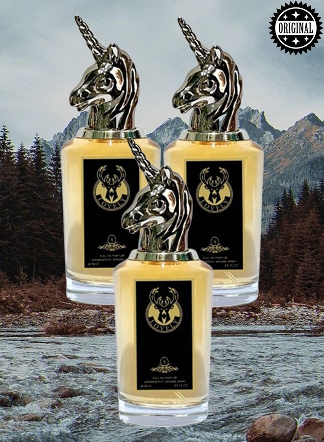 لافلي 3 قطع عطر جميل رقم 8 75 مل - Image 1