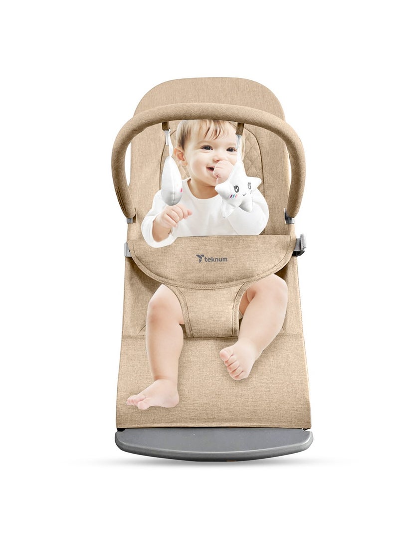 TEKNUM - 3 - Stage Baby Bouncer/Recliner Seat - Ivory - Image 1