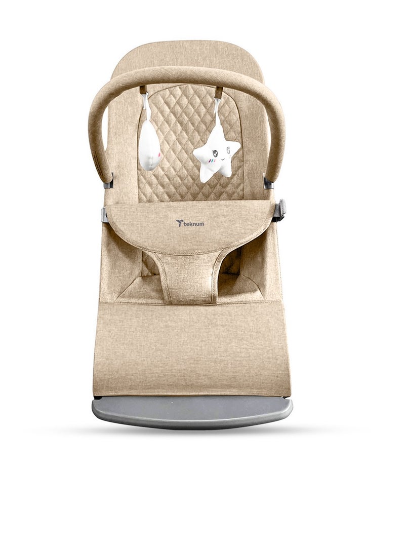 TEKNUM - 3 - Stage Baby Bouncer/Recliner Seat - Ivory - Image 1