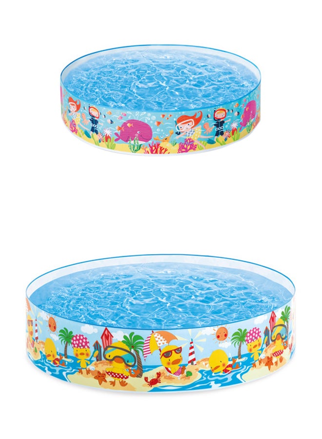 INTEX 1 Piece Fun Snapset Pool Assorted Design May Vary 122x25cm - Image 1