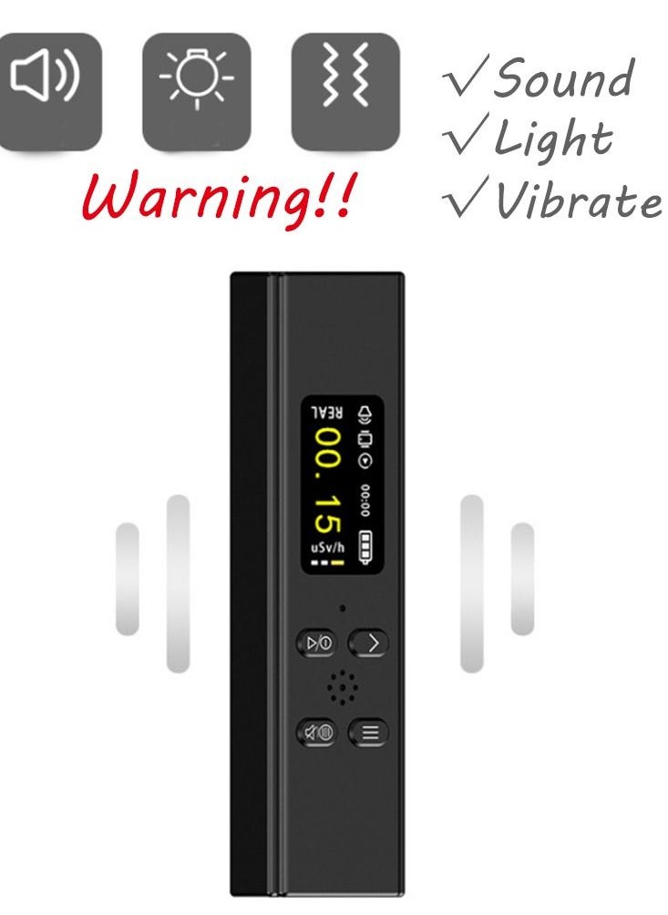 Furtey - Professional Nuclear Radiation Detector Radioactive Ray Tester Geiger counter Handheld Portable 0.01uSv/h Accuracy  X-Ray  α-Ray  β-Ray - Image 1