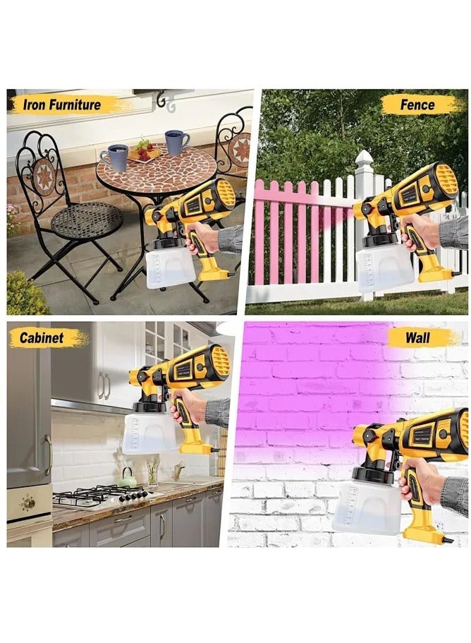 Snooe Paint Sprayer, 700W HVLP Spray Gun Easy to Clean, for Furniture, Cabinets, Fence, Walls, Door, Garden Chairs - Image 4