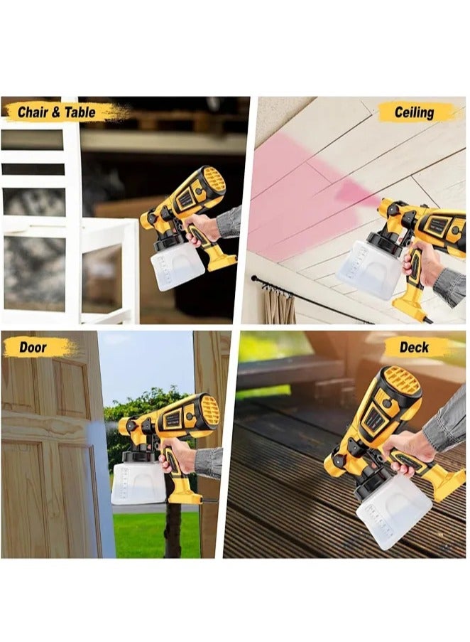 Snooe Paint Sprayer, 700W HVLP Spray Gun Easy to Clean, for Furniture, Cabinets, Fence, Walls, Door, Garden Chairs - Image 5