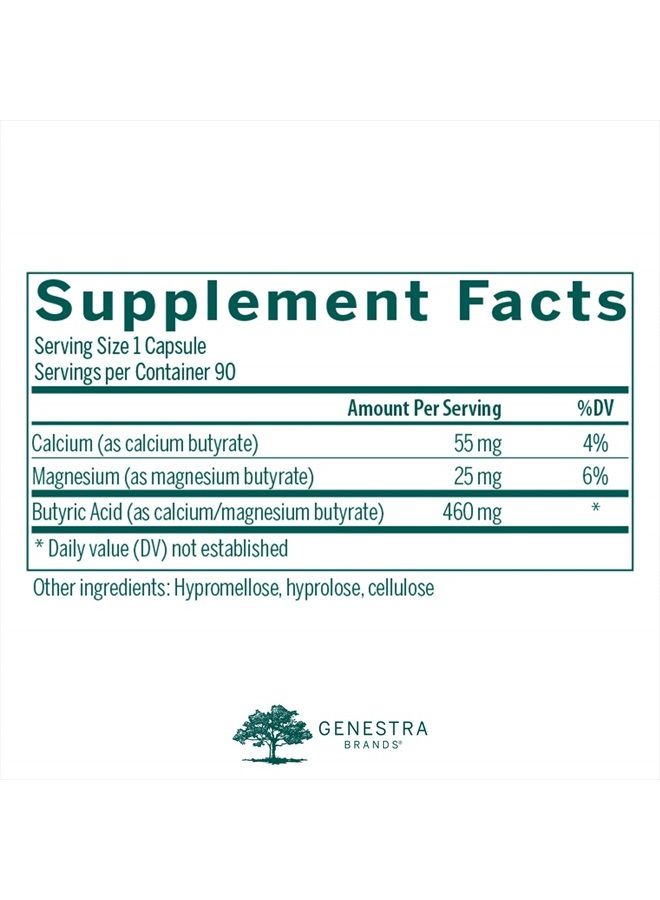 Pharmax Genestra Brands Butyrate Complex | Butyric Acid from Calcium/Magnesium Butyrate | 90 Capsules - Image 2