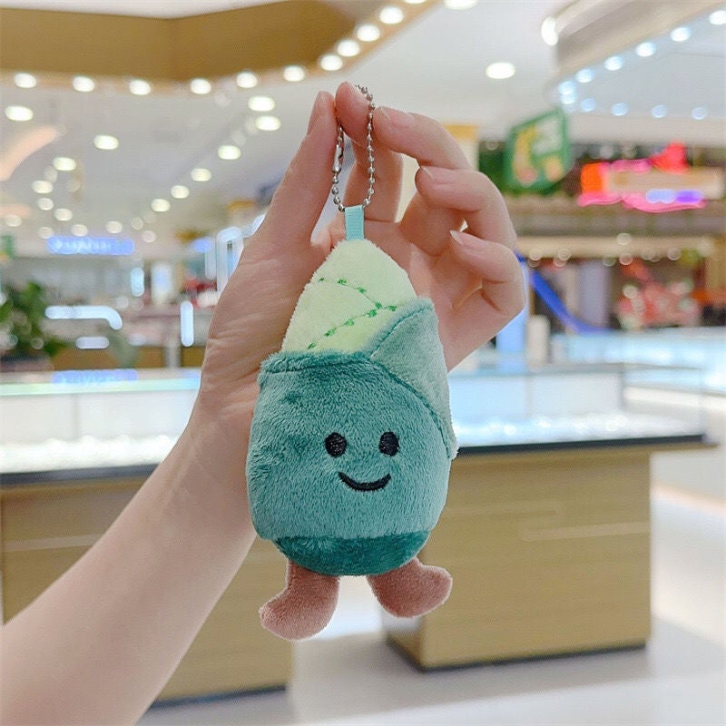 Creative Vegetable Plush Keychain Pendant - Image 4