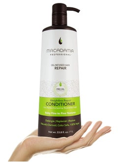 Macadamia Professional Hair Care Sulfate & Paraben Free Natural Organic Cruelty-Free Vegan Hair Products Weightless Repair Hair Conditioner, Green, Conditioner, 33.8 Fl Oz - pzsku/ZD27D336E4DDC69372C08Z/45/_/1738939369/7d16b280-a219-4cca-9173-6627586295fb