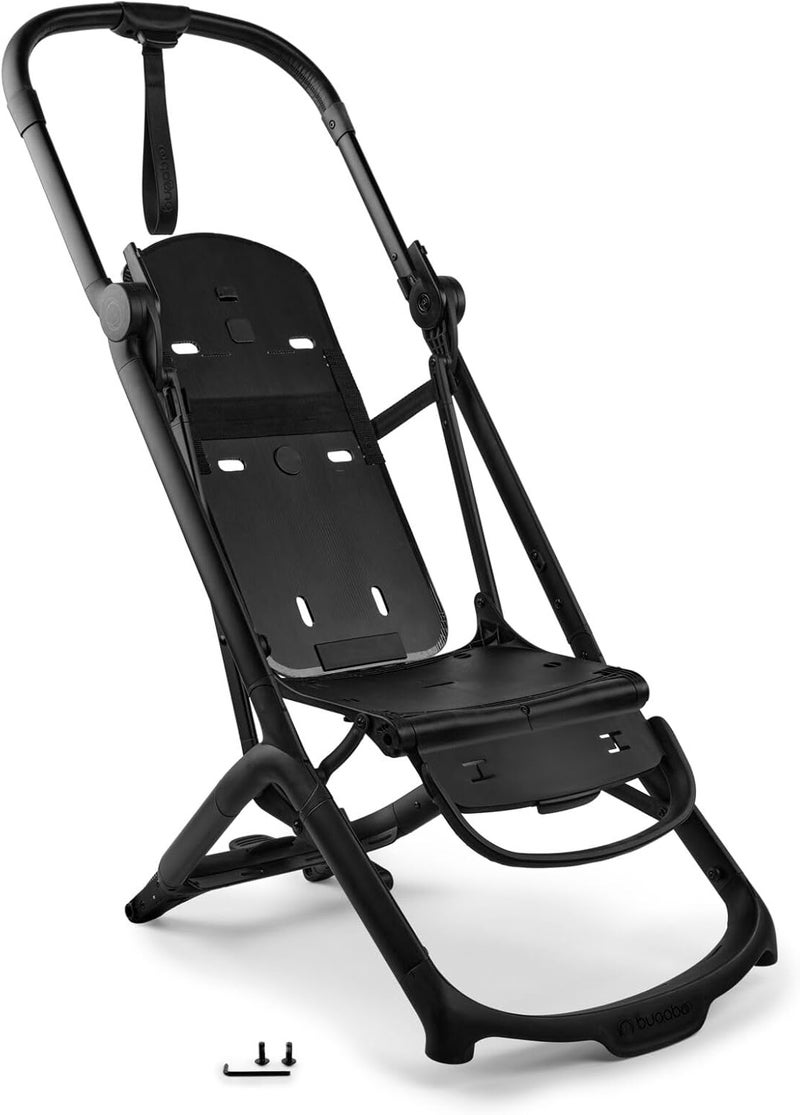 Bugaboo هيكل بوجابو باترفلاي 2 باللون الأسود - عربة أطفال خفيفة الوزن ومضغوطة للمواليد الجدد - Image 1