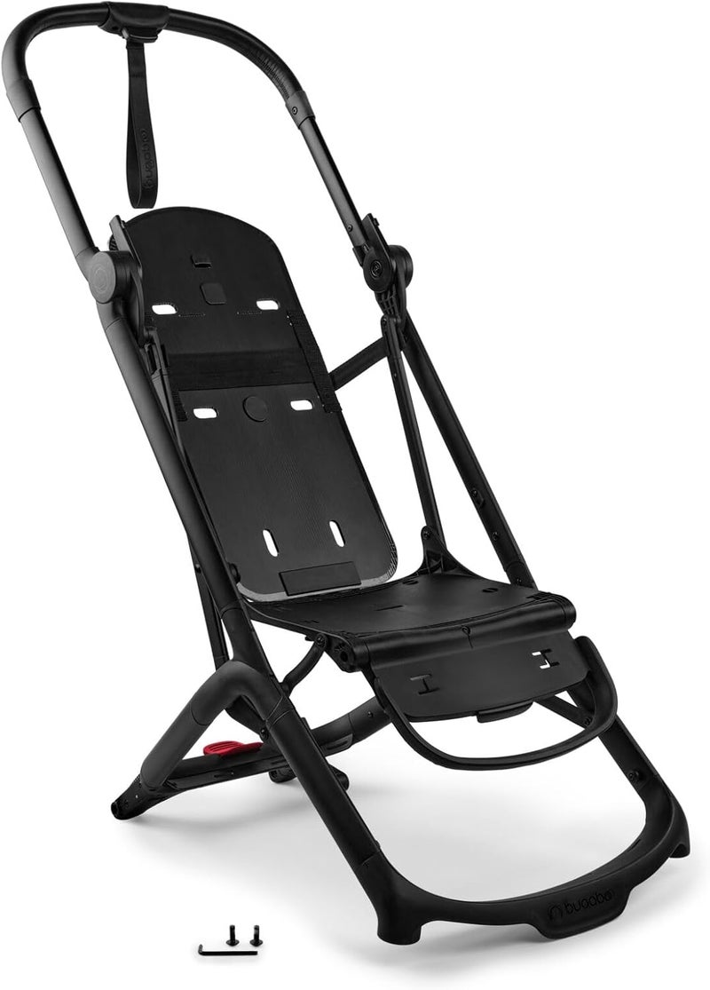 Bugaboo هيكل بوجابو باترفلاي 2 باللون الأسود - عربة أطفال خفيفة الوزن ومضغوطة للمواليد الجدد - Image 2