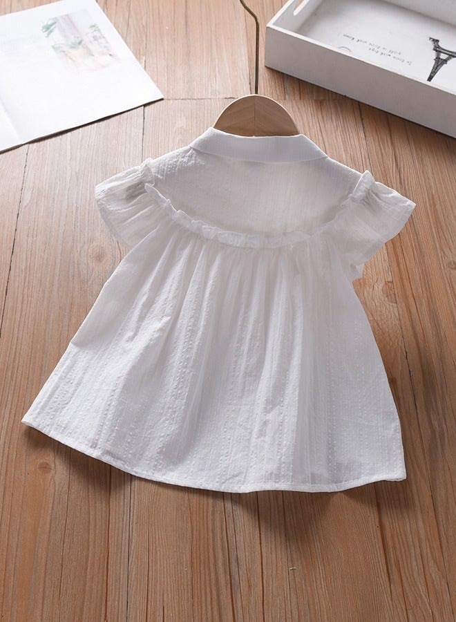 KUYEEBEAR Girls Casual Short Sleeve Blouse  - Image 2