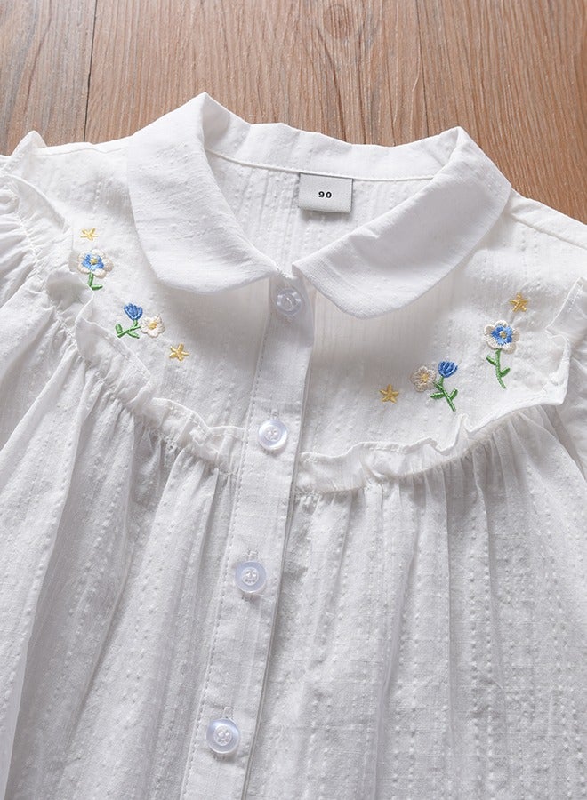 KUYEEBEAR Girls Casual Short Sleeve Blouse  - Image 3