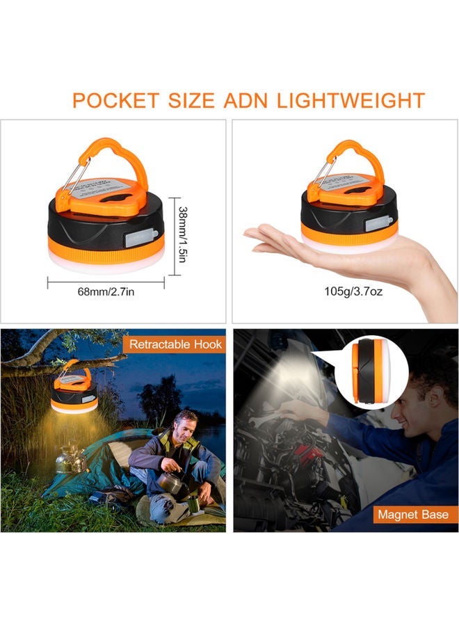 NIBEMINENT USB Rechargeable Camping Lantern White - Image 4