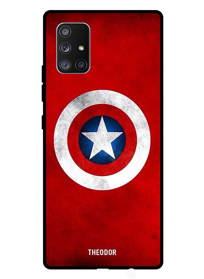 Theodor Protective Case Anti ScratchShockproof Cover For Samsung A71 5G Captain American Logo - Image 1