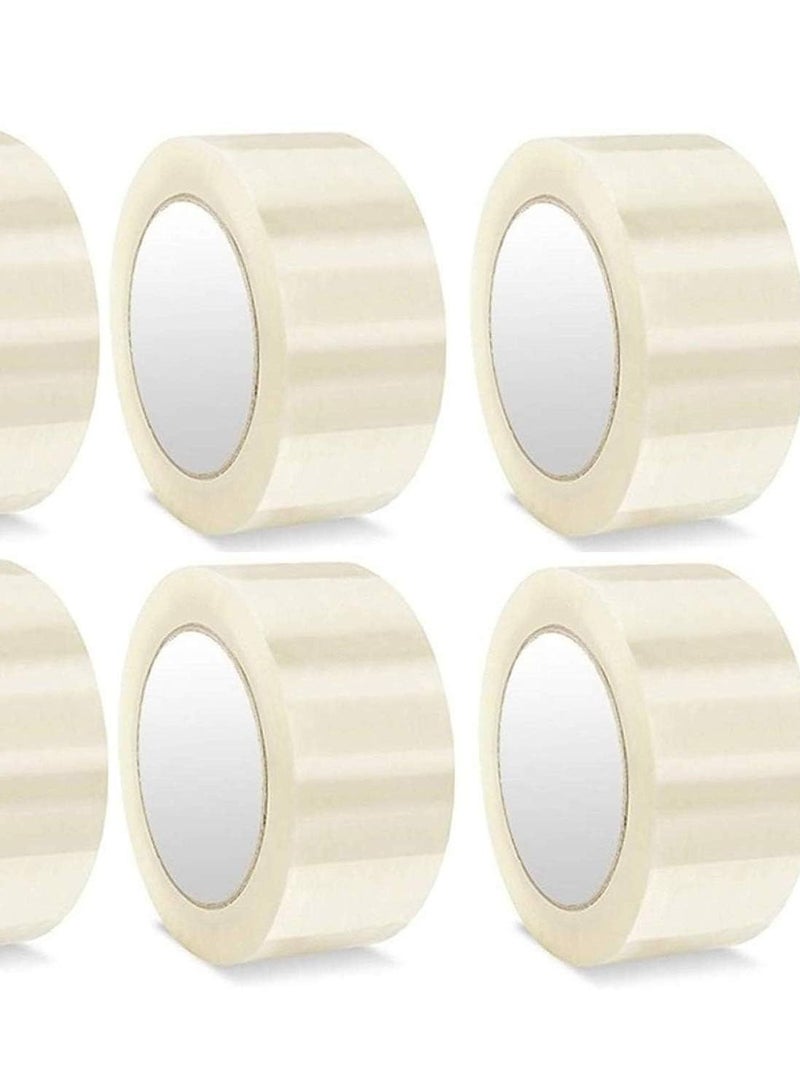 DCGPAC DCGPAC Clear Strong Heavy Duty Packaging Tape for Office, Home, School, Gift wrapping Tape 48microns 2inch x 100yards 36 Rolls 