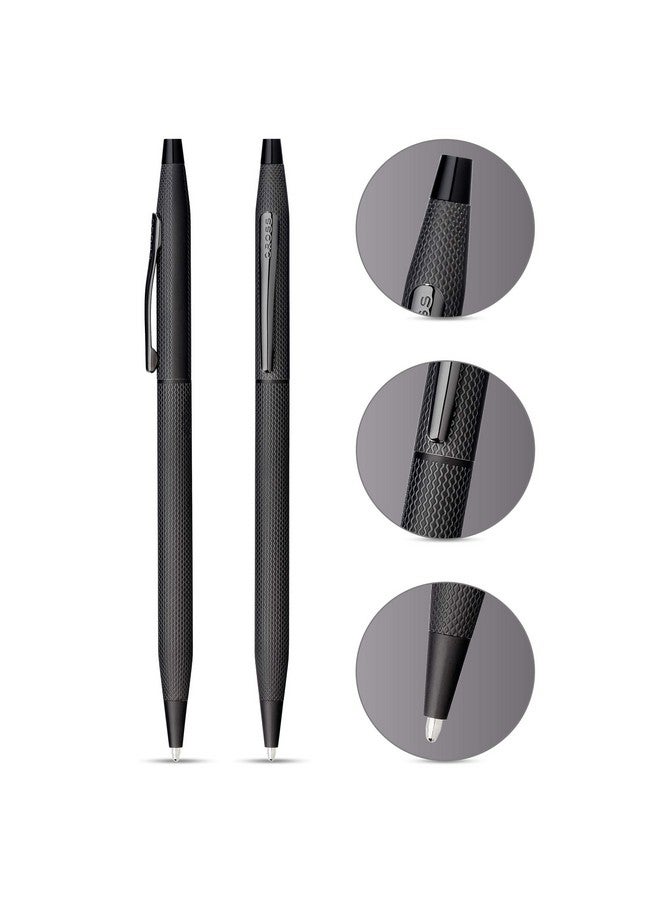 كروس قلم حبر جاف كروس كلاسيك سينشري أسود مصقول بتقنية PVD - Image 2