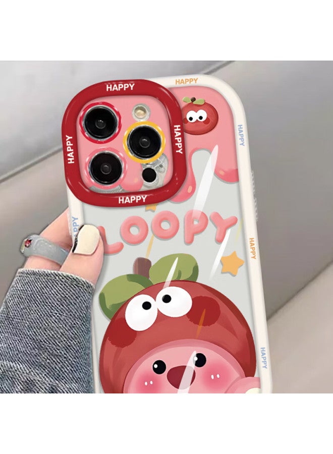 Inkaida Yingkaida Iphone 15 Pro Case، غطاء حماية كاملة مضاد للصدمات ومقاوم لبصمات الأصابع للرجال والنساء، غطاء منتفخ لـ Apple Loopy - Image 2