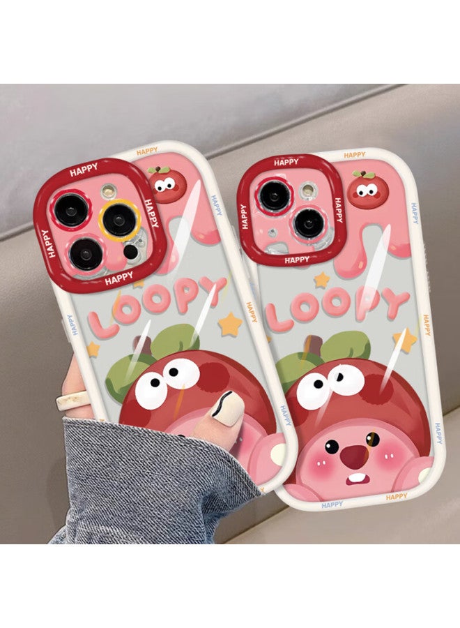 Inkaida Yingkaida Iphone 15 Pro Case، غطاء حماية كاملة مضاد للصدمات ومقاوم لبصمات الأصابع للرجال والنساء، غطاء منتفخ لـ Apple Loopy - Image 4