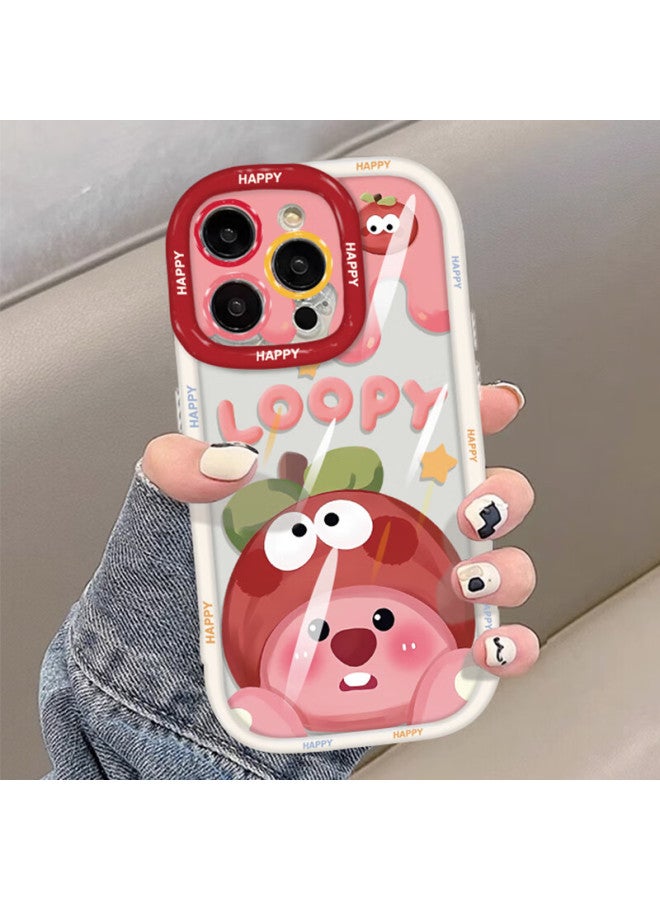 Inkaida Yingkaida Iphone 15 Pro Case، غطاء حماية كاملة مضاد للصدمات ومقاوم لبصمات الأصابع للرجال والنساء، غطاء منتفخ لـ Apple Loopy - Image 5