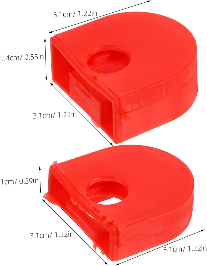 DOITOOL 2pcs Ladder Hinge Protector Kit Step Ladder Hinge Replacement Parts Decorative Caps Male Female for Improved Stability and Easy Installation - Image 2