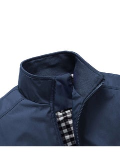 Loquat Spring Autumn Business Style Slim Jacket Blue  - Image 3