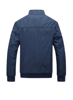 Loquat Spring Autumn Business Style Slim Jacket Blue  - Image 2