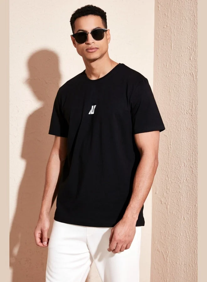 Buratti  Buratti 100% Cotton Crew Neck Regular Fit T Shirt Men's T SHIRT 5902753 for Men | Best Price UAE