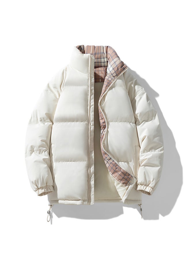 New Winter Men's And Women's Cotton Clothing Korean Style Trendy Brand Bread Clothing Loose Stand-up Collar Thickeneded Short Couple Casual Jacket For Women