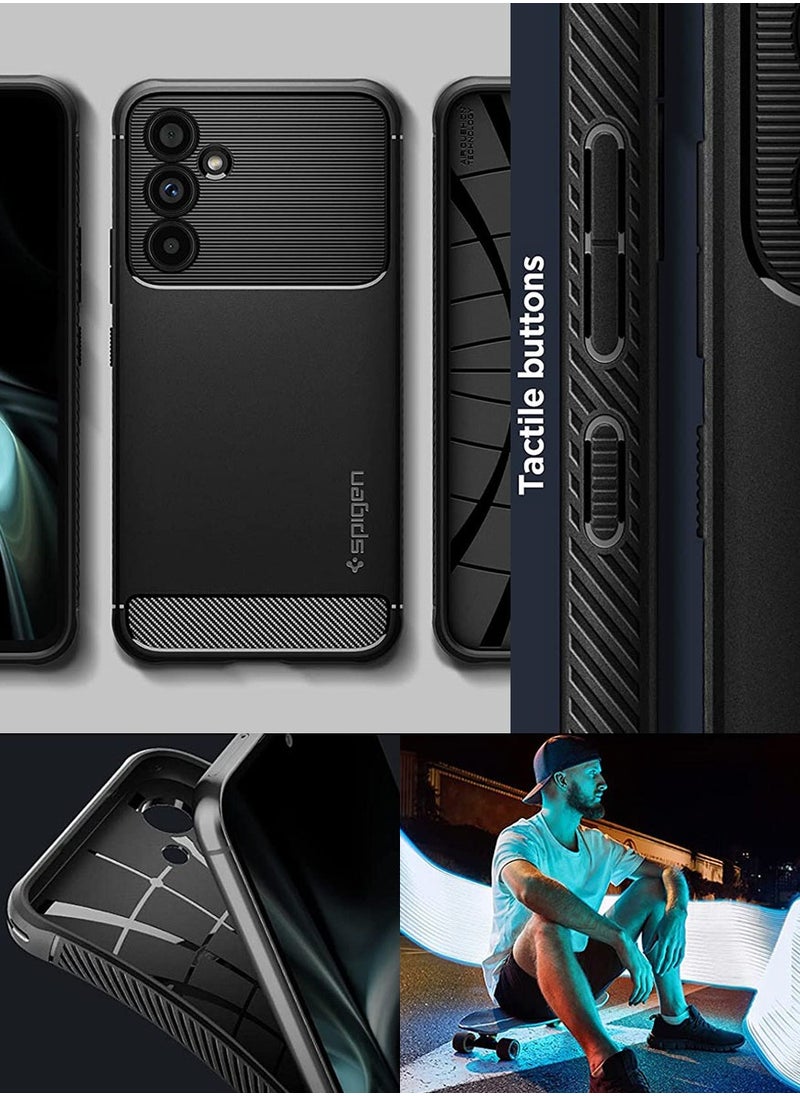 Spigen Rugged Armor for Samsung Galaxy A54 5G Case Cover - Matte Black  - Image 5