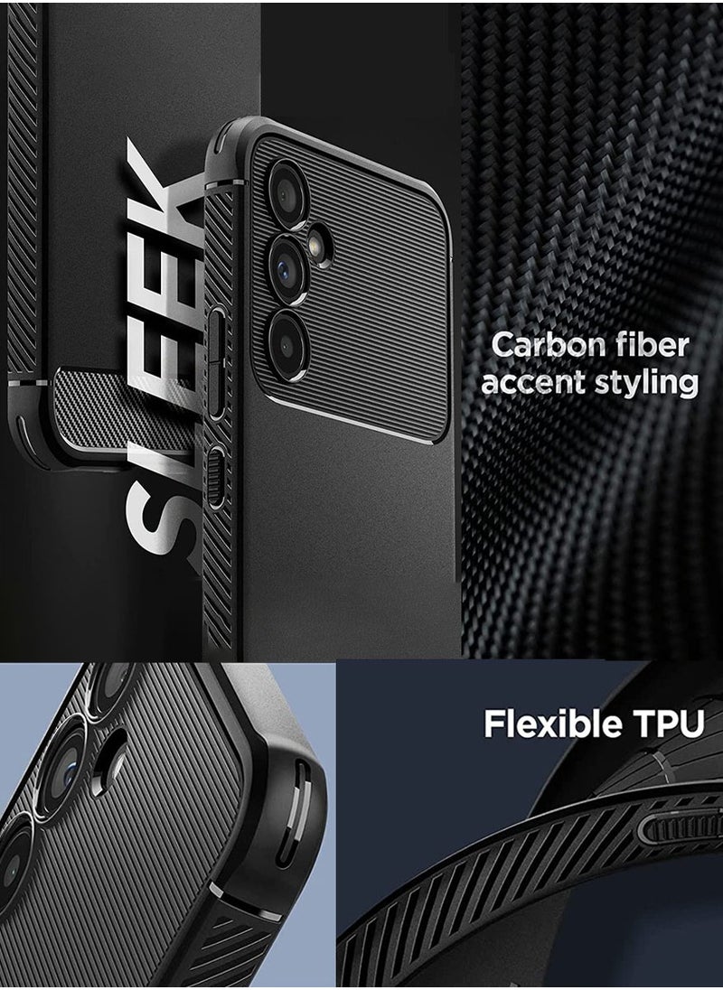 Spigen Rugged Armor for Samsung Galaxy A54 5G Case Cover - Matte Black  - Image 2