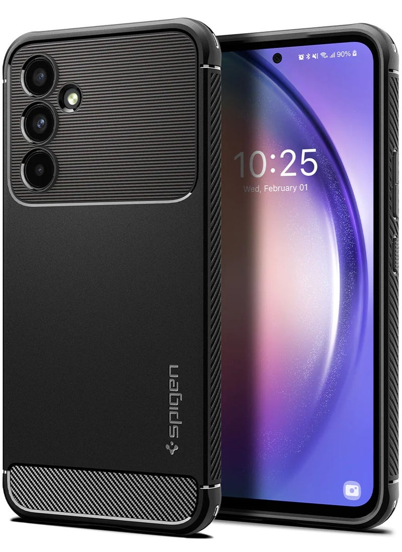 Spigen Rugged Armor for Samsung Galaxy A54 5G Case Cover - Matte Black  - Image 1