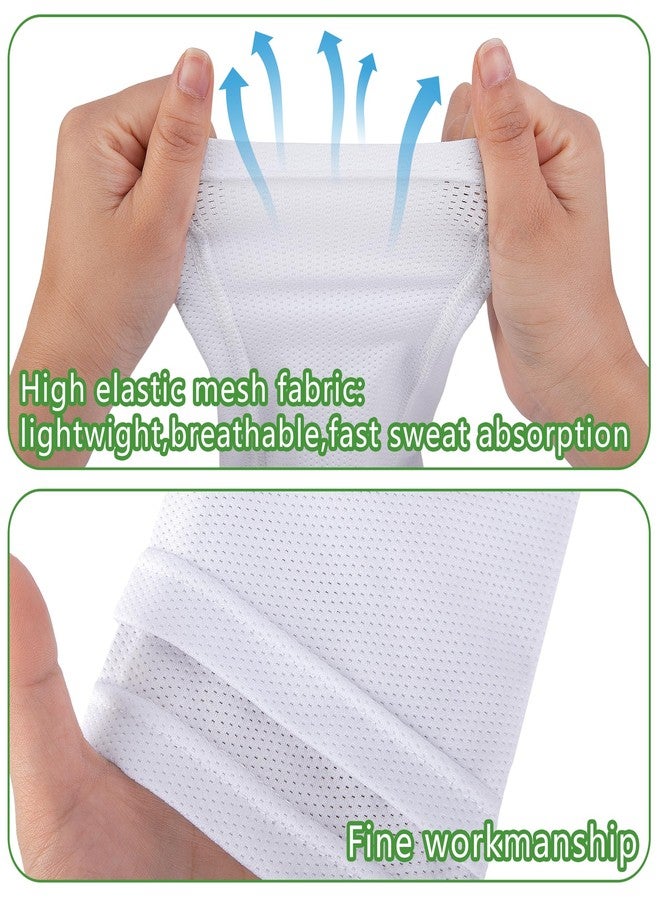 Shupakul 4 Set Grip Soccer Socks with Shin Guard Sleeves,Anti-Slip Soccer Sock Shin Guard Sleeve for Teens Men Women,White Non-Skid Athletic Socks Shin Guard for Sport Training Athletics - Image 4