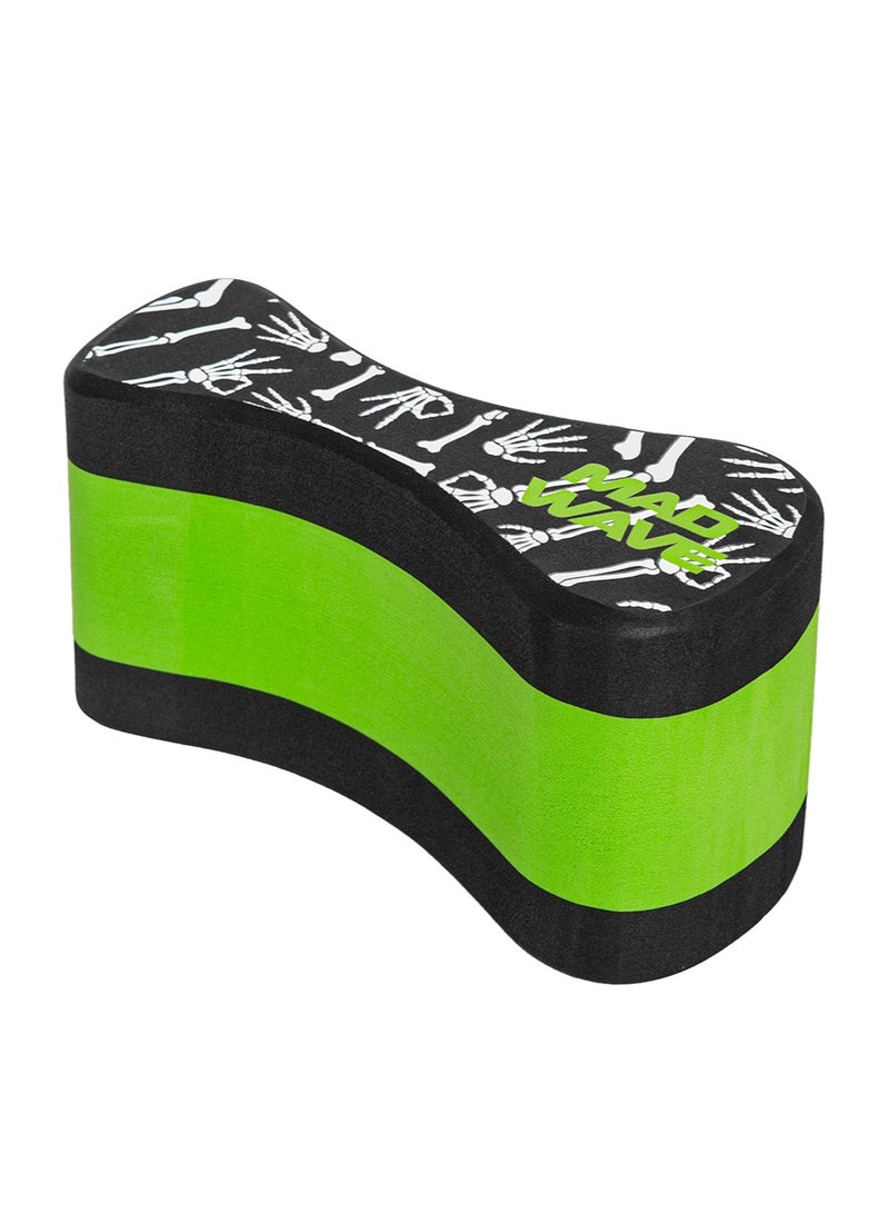 ماد ويف عوامة سحب ماد ويف EXT مطبوعة احترافية للتدريب على السباحة - للجنسين، لجميع الأعمار، باللون الأخضر - Image 1