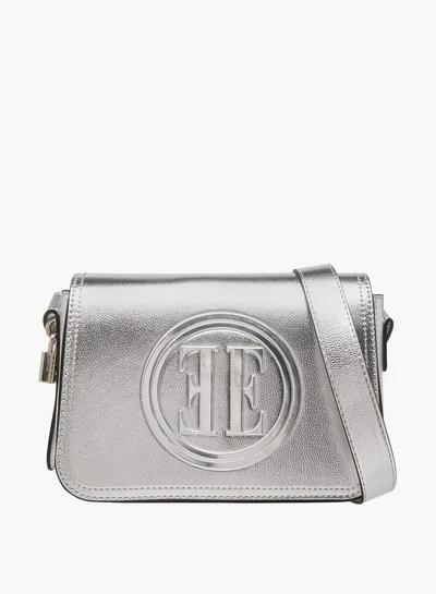 ايل Women Monogram Embossed Crossbody Bag with Adjustable Strap