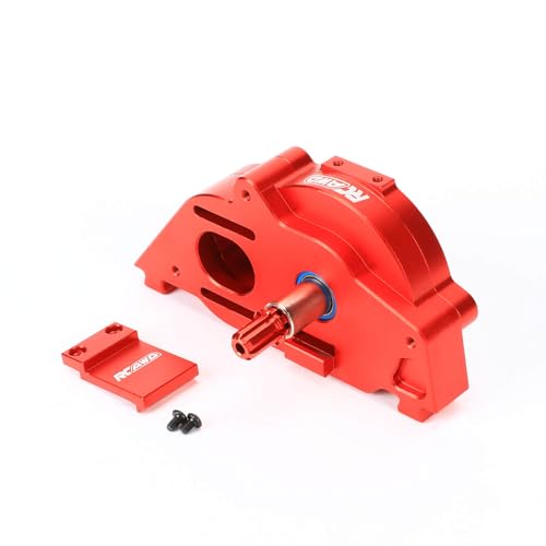 RCAWD 57T Chrome Spur Gear Transmission Gearbox Set Center Motor Mount for Typhon Senton Big Rock Granite Vorteks Infraction Vendetta 3s Mega Kraton Outcast 4S Upgrade for ARRMA 110 18 3S 4S - Image 1