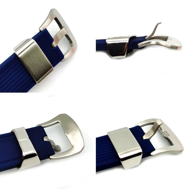 Bluejw High-Quality 22mm Waterproof Rubber Watch Strap Sport Watch Belt Smart Wristband - Replaceable - Image 3