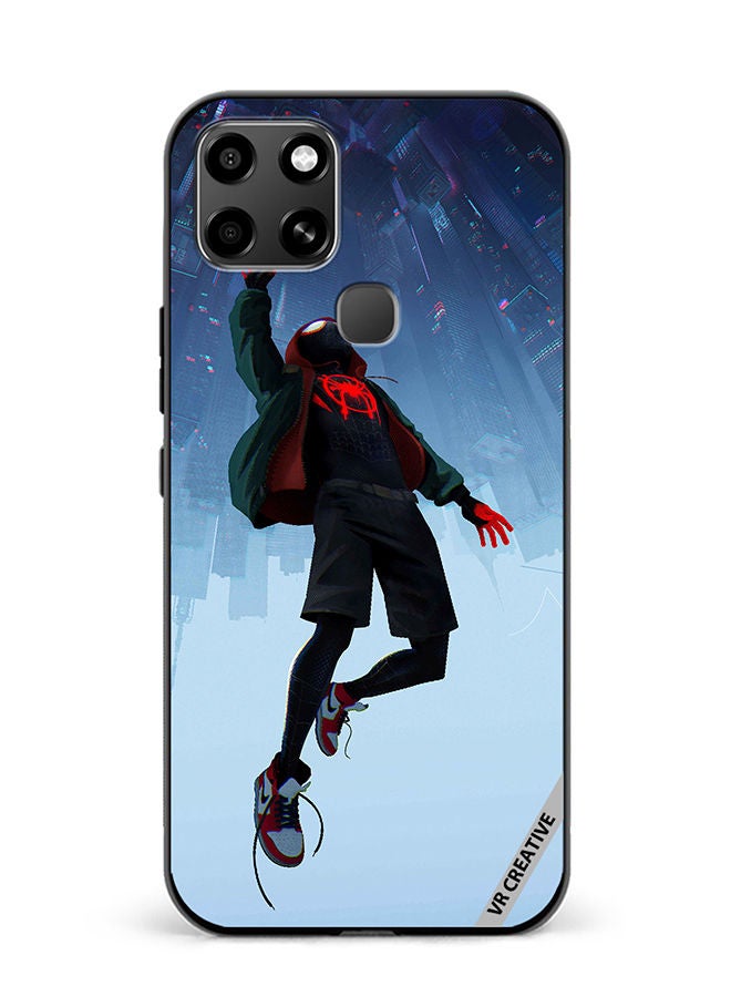 VR CREATIVE Protective Case Cover For Infinix Smart 6 Spiderman Design Multicolour - Image 1