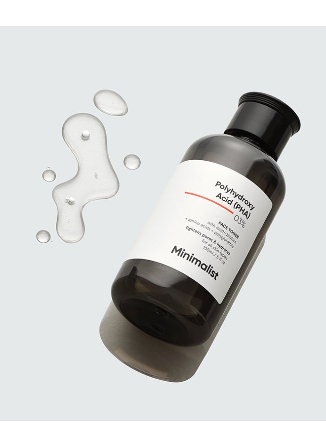 MINIMALIST Pha 3% Alcohol Free Face Toner | Pore Tightening And Mild Exfoliation For Oily, Acne Prone, Sensitive And Normal Skin | Hydrating Face Toner For Glowing Skin  - Image 3