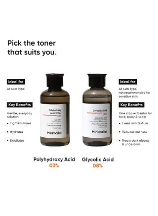 Pha 3% Alcohol Free Face Toner | Pore Tightening And Mild Exfoliation For Oily, Acne Prone, Sensitive And Normal Skin | Hydrating Face Toner For Glowing Skin - view 2