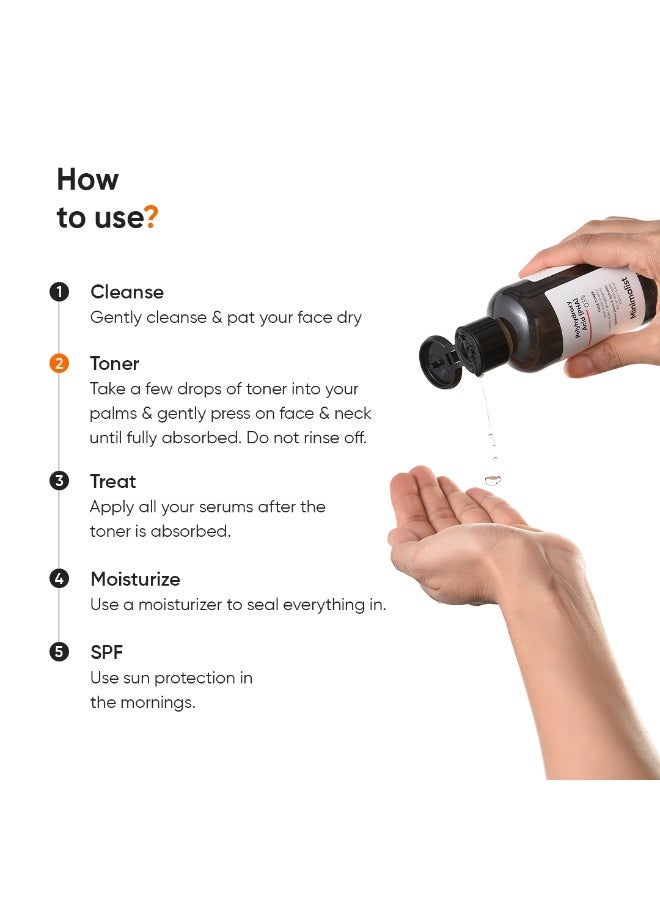 MINIMALIST Pha 3% Alcohol Free Face Toner | Pore Tightening And Mild Exfoliation For Oily, Acne Prone, Sensitive And Normal Skin | Hydrating Face Toner For Glowing Skin - Image 3