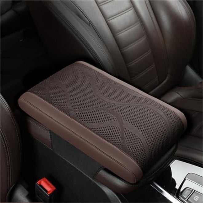 Center Console Cover for Audi S4 B9 Avant Wagon 2016-2023 Car Armrest Cushions Car Armrest Box Mats Center Console Armrest Cover F - Image 1