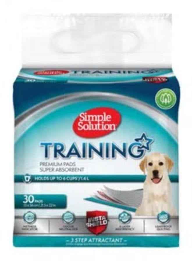Simple Solution 30-Piece Puppy Training Pads White 21.5 x 22inch