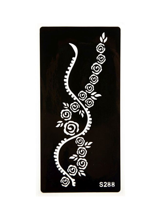 نيبمينينت طقم ستنسل تاتو مكون من 6 قطع أسود/ أبيض - Image 3